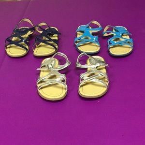 3 Open-Toed Dressy Sandals *GREAT CONDITION*